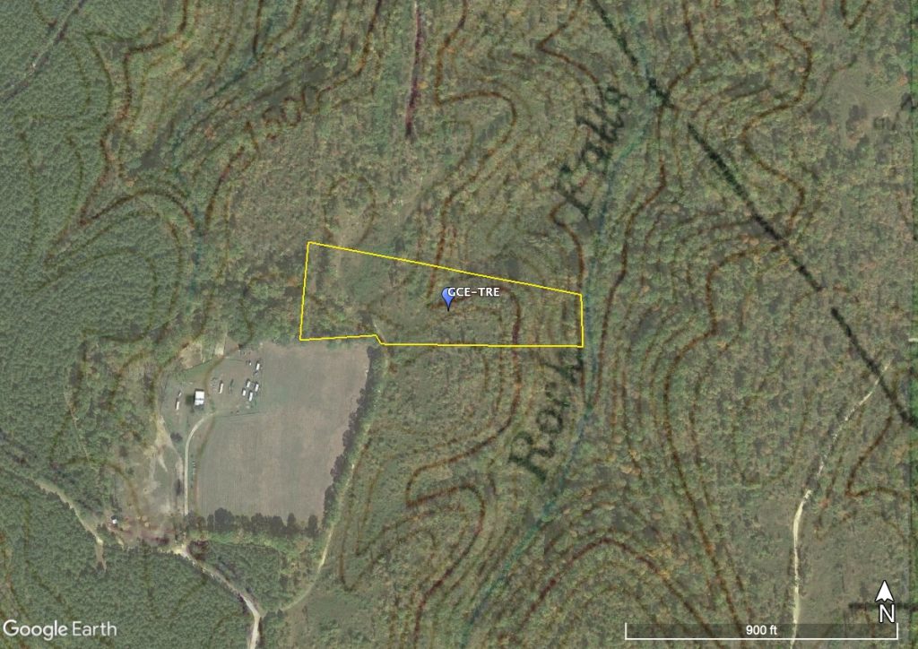 Topographic Map Of Unrestricted Homesteading Land