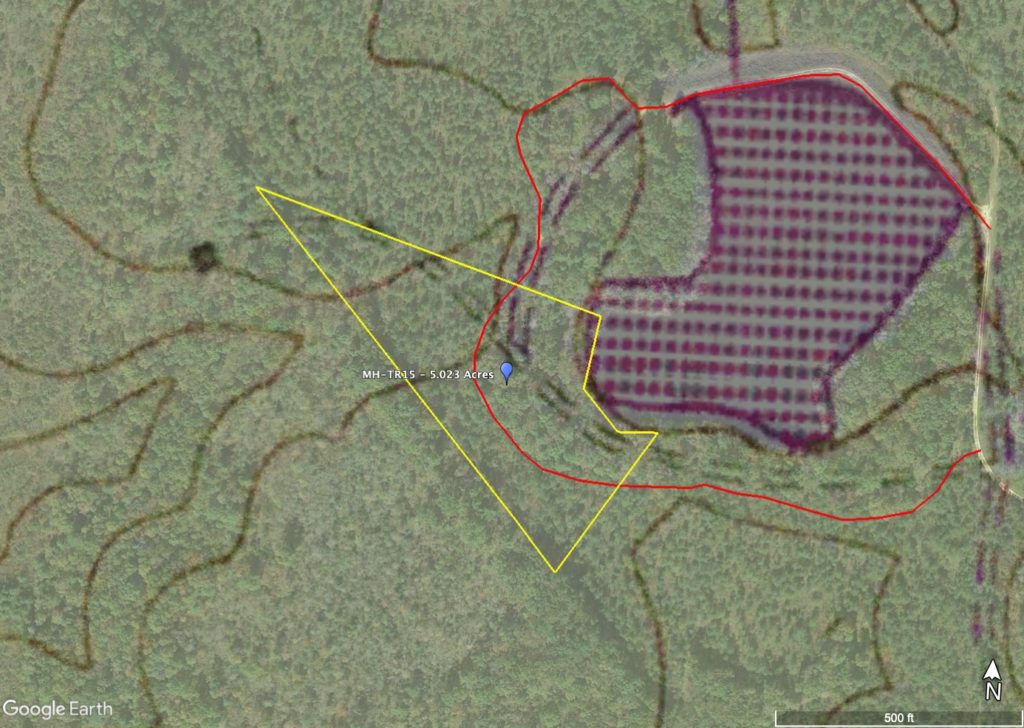 Waterfront TN Land Topo Map