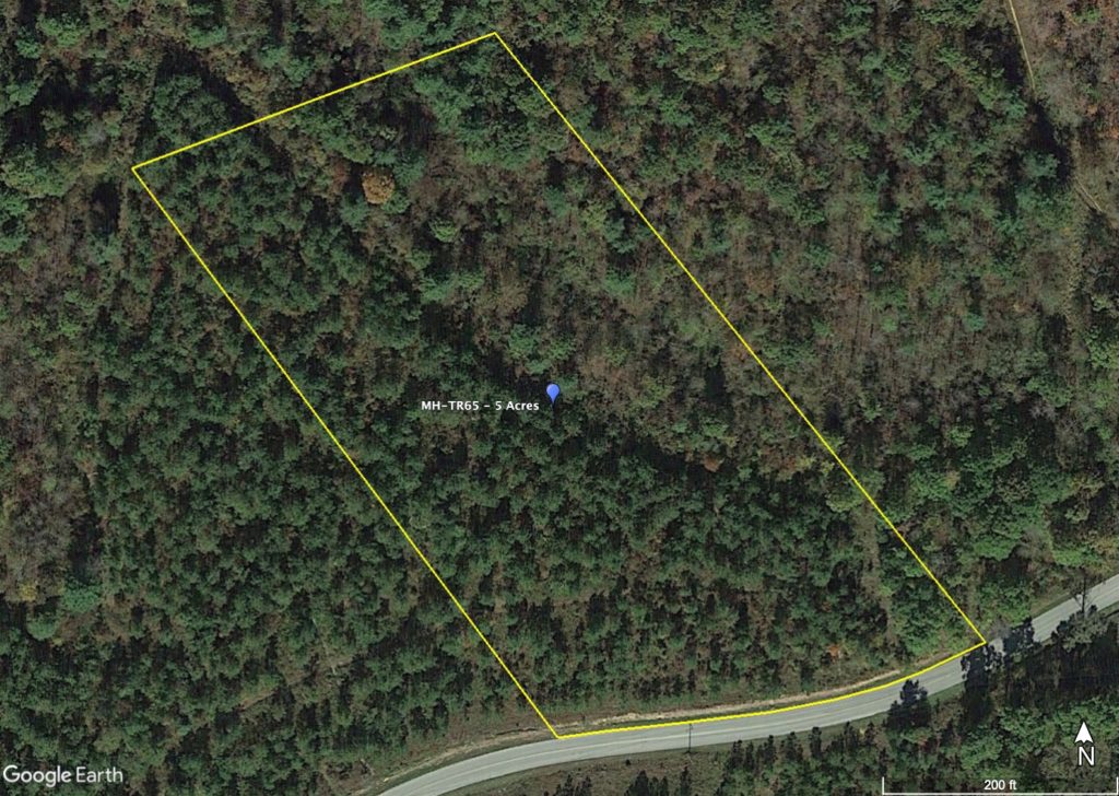 Overlay Of Beautiful Land For Sale In TN With Full Utilities