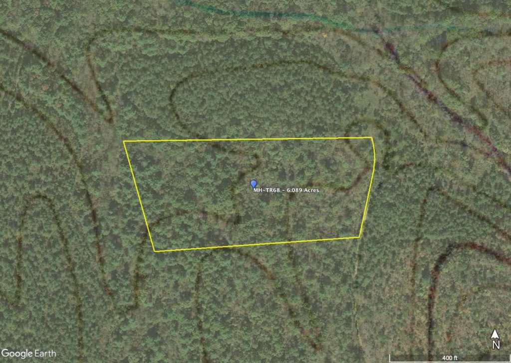 Topo Map Of Off Grid Land For Sale By Owner