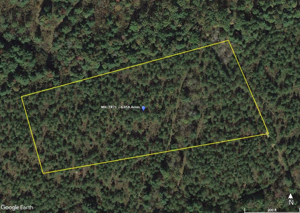 Outline Of Owner Financed Land At The End Of The Road